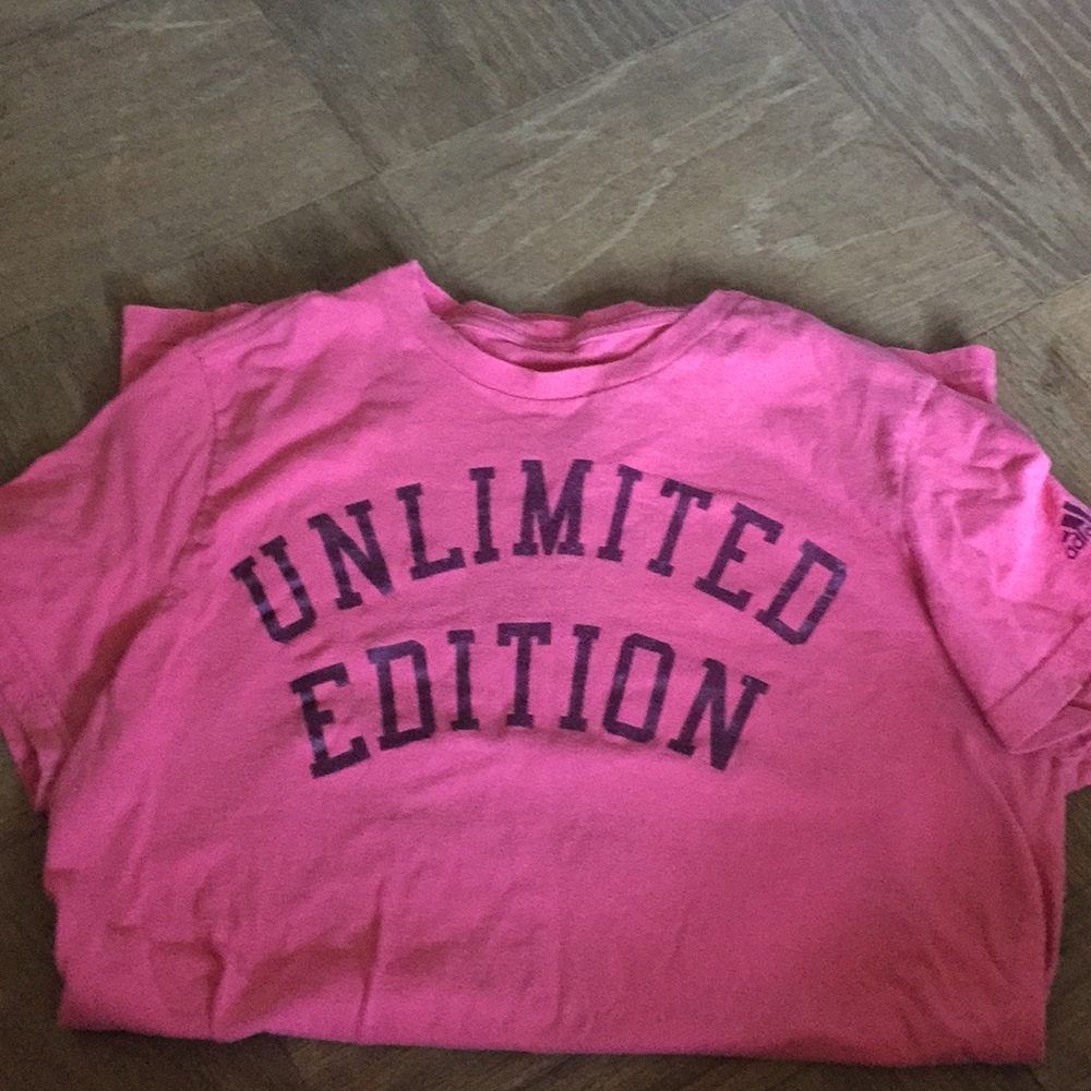 Pink adidas shirt